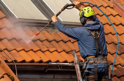 Démoussage et hydrofuge de toiture à Laulne